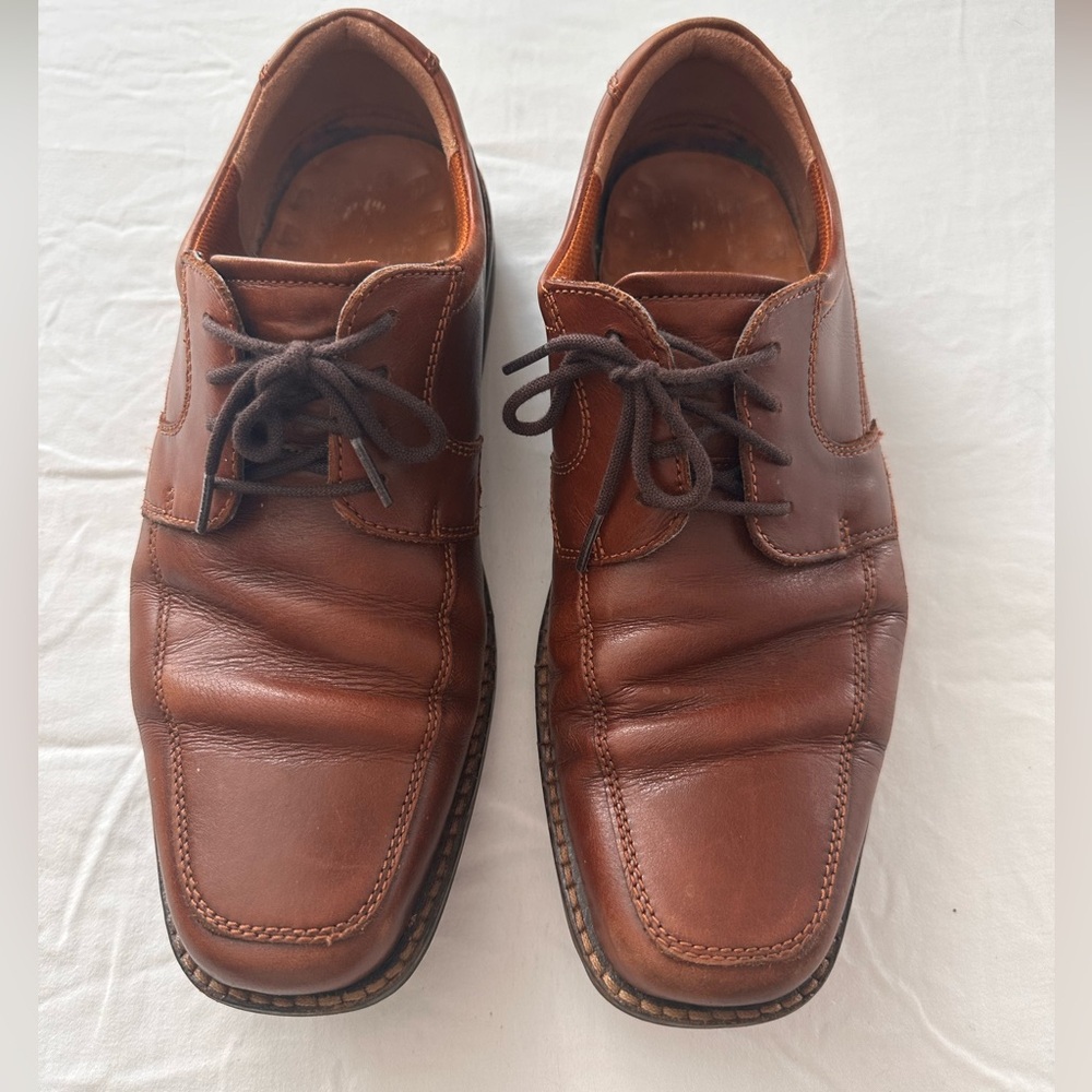 Ecco Men's Brown Leather Dress Shoes, Men’s size 43